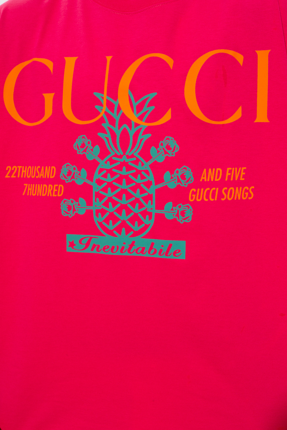 Pink The 'Gucci Pineapple' collection T-shirt Gucci - Vitkac Australia